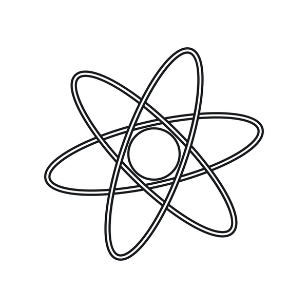 Isolated science atom design — Stock vektor