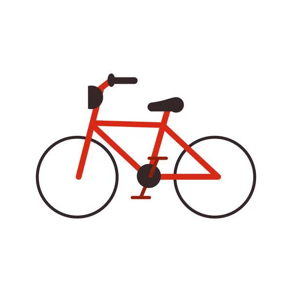 Απομονωμένη ποδήλατο σχεδιασμό του οχήματος — Διανυσματικό Αρχείο