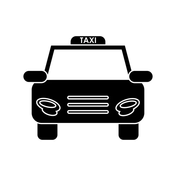 İzole taksi araç tasarım — Stok Vektör