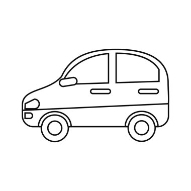 İzole araba araç tasarım