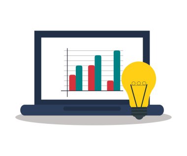 Dizüstü bilgisayar ve dijital pazarlama tasarım