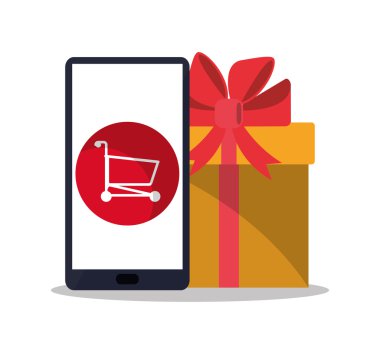 Smartphone ve online tasarım alışveriş