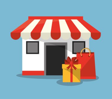 Mağaza ve alışveriş online tasarım