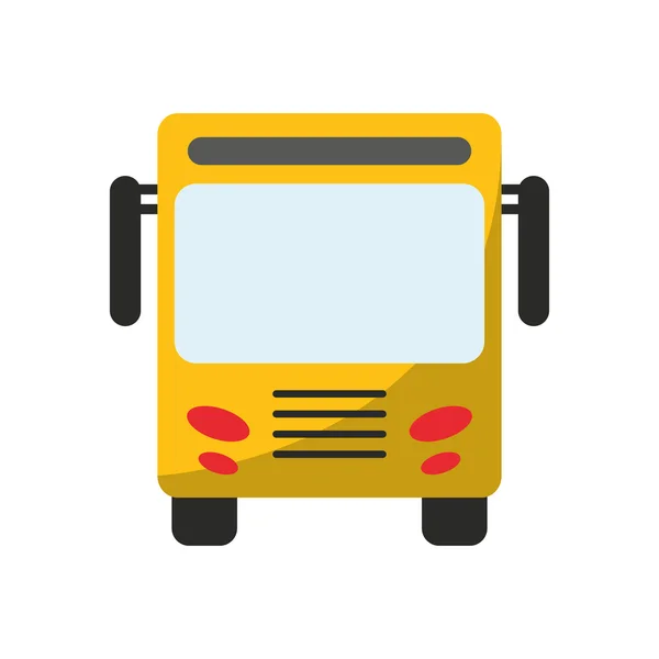 İzole otobüs araç tasarım — Stok Vektör