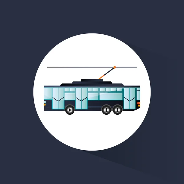 Проектирование трамваев и транспорта — стоковый вектор