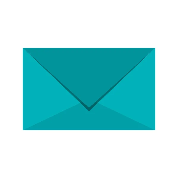 Geïsoleerde envelopontwerp mail — Stockvector