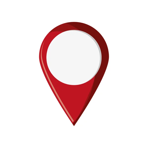 Conception de bouton GPS isolé — Image vectorielle