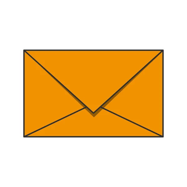 Изолированный конверт — стоковый вектор