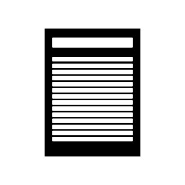 Kağıt tasarım izole parçası