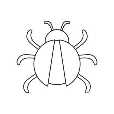 İzole böcek böcek tasarım