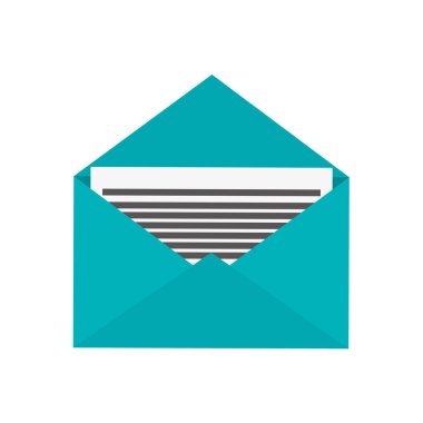 İzole zarf posta tasarım