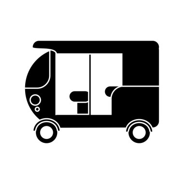 Üç wheeler araç izole