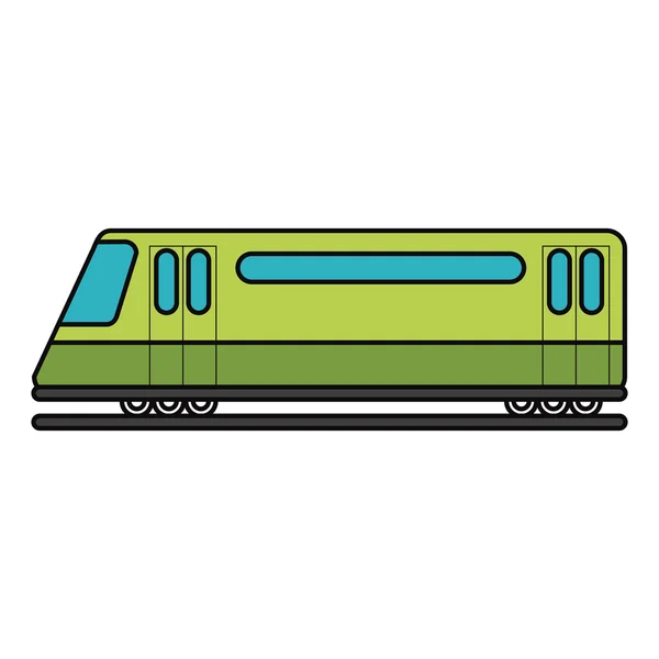 孤立的子弹头列车车辆设计 — 图库矢量图片