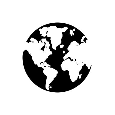 İzole gezegenin küre tasarımı