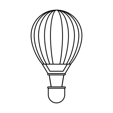 İzole sıcak hava balon tasarım