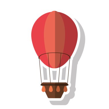 İzole sıcak hava balon tasarım