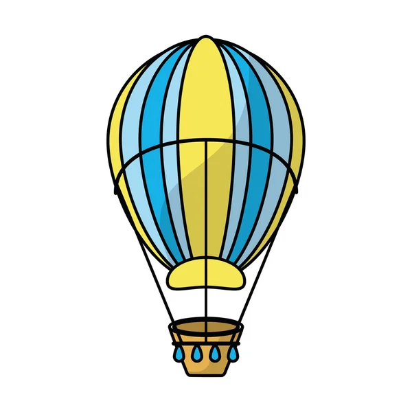 Isolated hot air balloon design