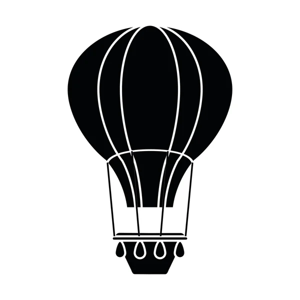 Isolated hot air balloon design — Stock Vector