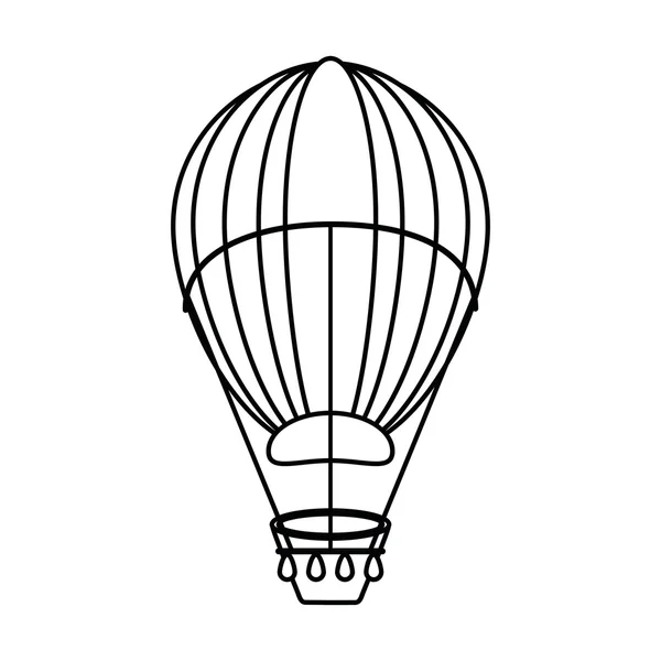 Isolated hot air balloon design — Stock Vector