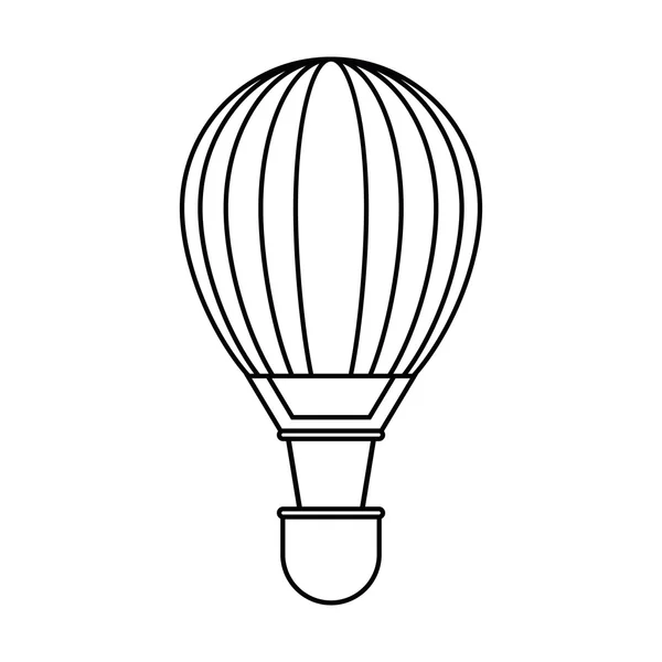 Conception isolée de ballon à air chaud — Image vectorielle