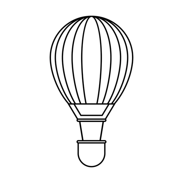 Isolated hot air balloon design — Stock Vector