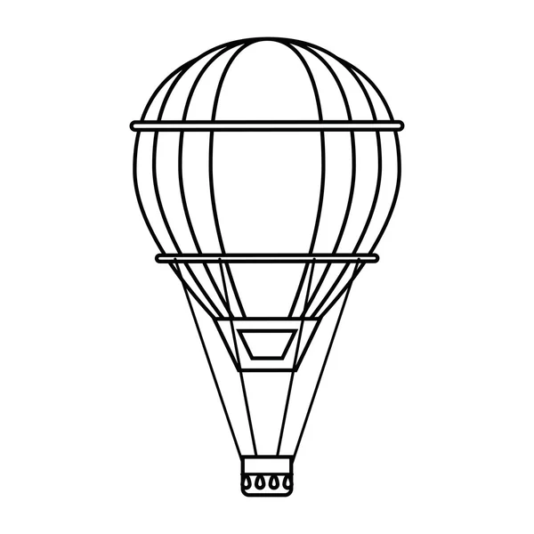 Design de balão de ar quente isolado — Vetor de Stock