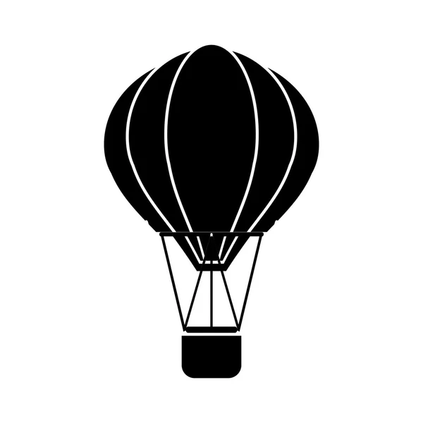 Isolated hot air balloon design — Stock Vector