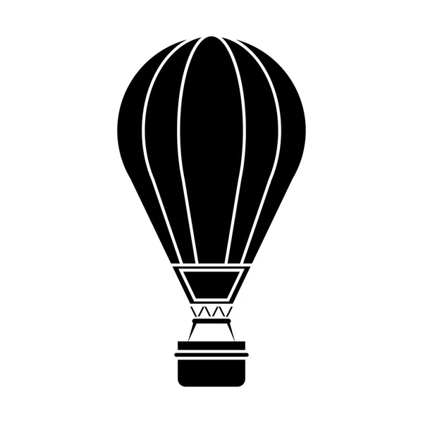 Isolated hot air balloon design — Stock Vector