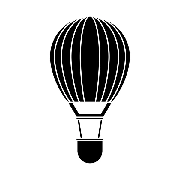 Diseño de globos de aire caliente aislados — Vector de stock