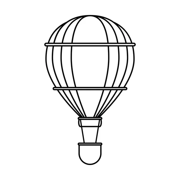 Design de balão de ar quente isolado — Vetor de Stock