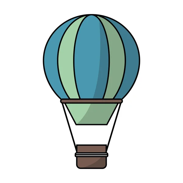 Isolated hot air balloon design