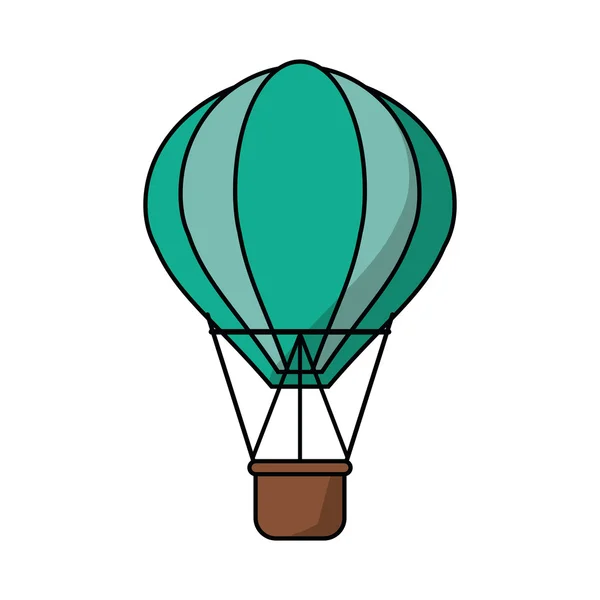 Diseño de globos de aire caliente aislados — Vector de stock