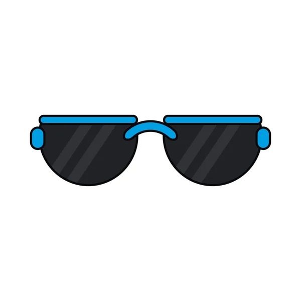 Geïsoleerde zomer brillen ontwerp — Stockvector