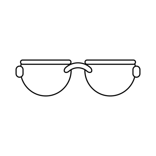 Elszigetelt nyári szemüveg design — Stock Vector