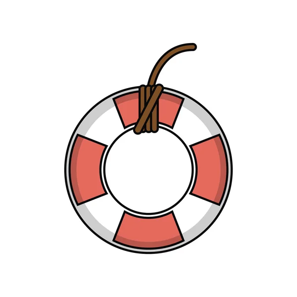 Diseño de flotador de verano aislado — Archivo Imágenes Vectoriales