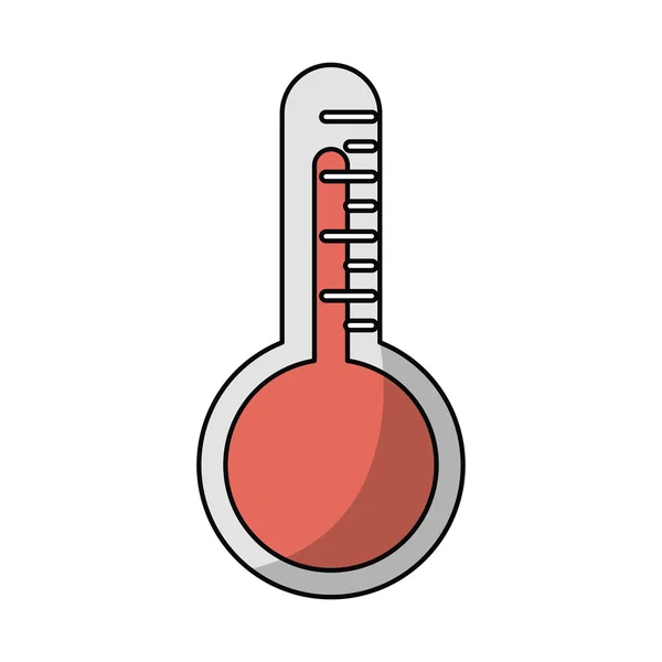 Projeto isolado do termômetro — Vetor de Stock