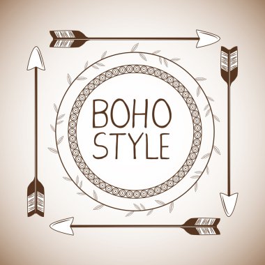 Boho tarzı bohemic ve süsleme tasarlamak