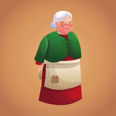 Noel babalar karısı karikatür Noel sezon