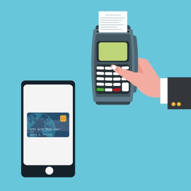 Smartphone alışveriş ve ödeme tasarım