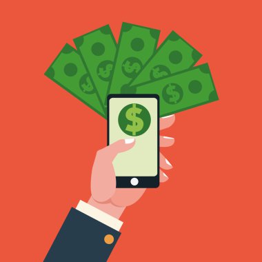 Smartphone alışveriş ve ödeme tasarım