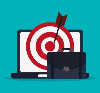 Dizüstü bilgisayar ve dijital pazarlama tasarım