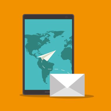 Akıllı telefon ve posta kavramının zarf