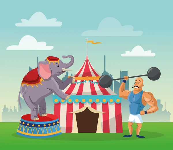 Actividades de carnaval y diseño de festivales — Vector de stock