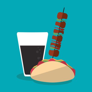 Taco ve soda lokanta konseptinin