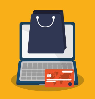 Dizüstü bilgisayar ve dijital pazarlama tasarım