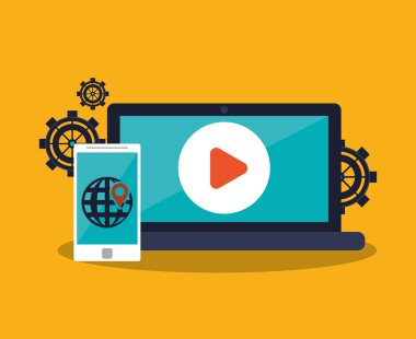 Smartphone ve dijital pazarlama tasarım