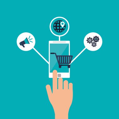 Smartphone ve dijital pazarlama tasarım