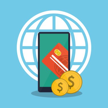 Smartphone ödeme online tasarım