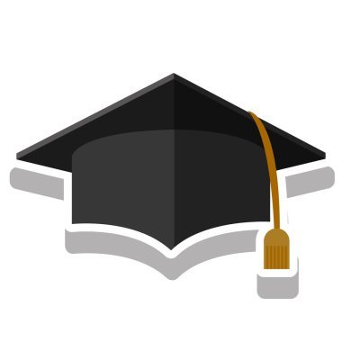 İzole mezuniyet cap tasarım