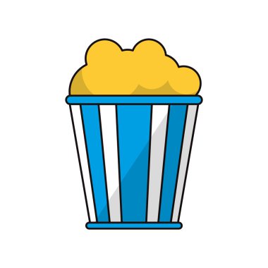 İzole sinema pop corn tasarım